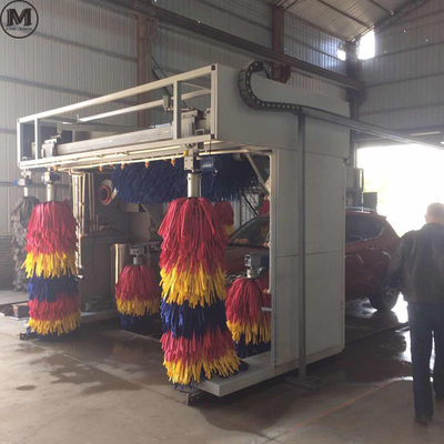 7 Fırça Gantry Tipi Otomatik Yüksek Basınçlı Araba Yıkama Makinesi Su Çöpe