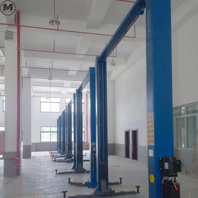 1850mm Yükseklik 2 Post Otomatik Asansör 380V Güvenlik İşlemi 5 ton kapasite ile