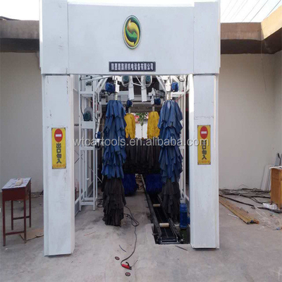 9 fırçalar Kurutma ile Otomatik Araba Çamaşır Makinesi 6000*3660*2800 Boyut