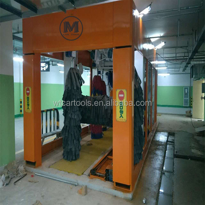 9 fırçalar Kurutma ile Otomatik Araba Çamaşır Makinesi 6000*3660*2800 Boyut