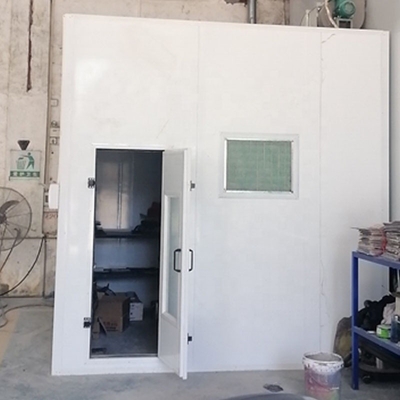 220V 1 Phrase Metal Araba Boya Odası 3.05m Yükseklik 8 Pcs Işık Sistemi