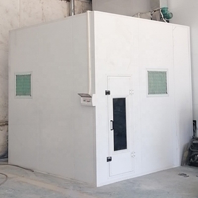 220V 1 Phrase Metal Araba Boya Odası 3.05m Yükseklik 8 Pcs Işık Sistemi