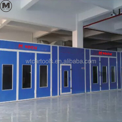 NM Disc Dia. Otomatik Boyamak İşlemi için Yarım Aşağı Çizimli Otomobil Boyamak Spray Booth