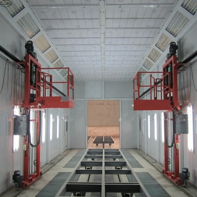 Dizel yakıcı kamyon 220V 39KW LED ışığı ve 11KW fanları ile püskürtme kabin