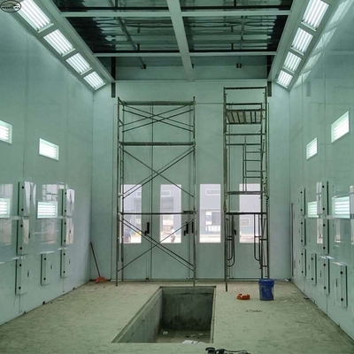 Dizel yakıcı kamyon 220V 39KW LED ışığı ve 11KW fanları ile püskürtme kabin