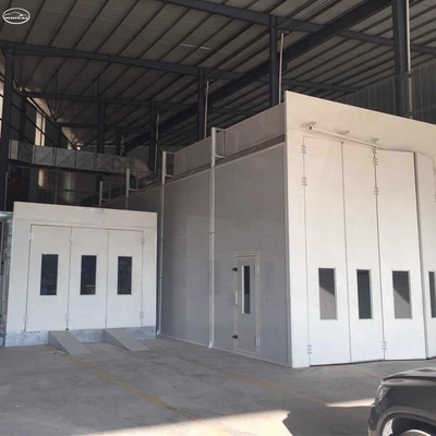 İç Boyut 15000*5000*5000mm Kamyon/Otobüs Boyası Gereksinimleri için Sprey Pişirme Kabin