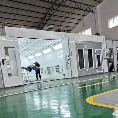 CE sertifikalı hava dolaşımı sistemi ile araba püskürtme kabin 1 x 7.5kw doğrudan tahrikli alım fanı