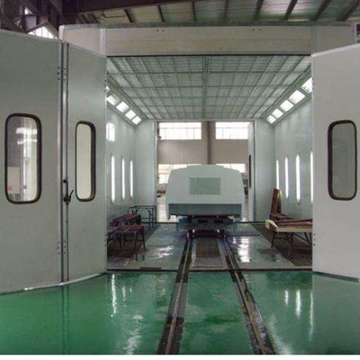 Kamyon boya odası otobüs püskürtme kabı 11KW alım fanları ve LPG ısıtma kaynağı ile 2 set