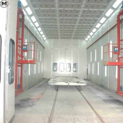Kamyon boya odası otobüs püskürtme kabı 11KW alım fanları ve LPG ısıtma kaynağı ile 2 set