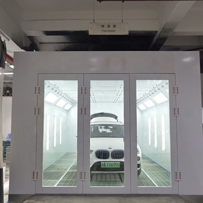 50mm Duvar Araç Boyası Pişirme Fırını 15KW Araç püskürtme kabin için Yüksek Hız