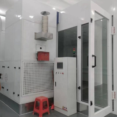 50mm Duvar Araç Boyası Pişirme Fırını 15KW Araç püskürtme kabin için Yüksek Hız