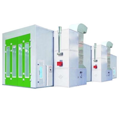 Kamyon boya odası otobüs püskürtme kabı 11KW alım fanları ve LPG ısıtma kaynağı ile 2 set