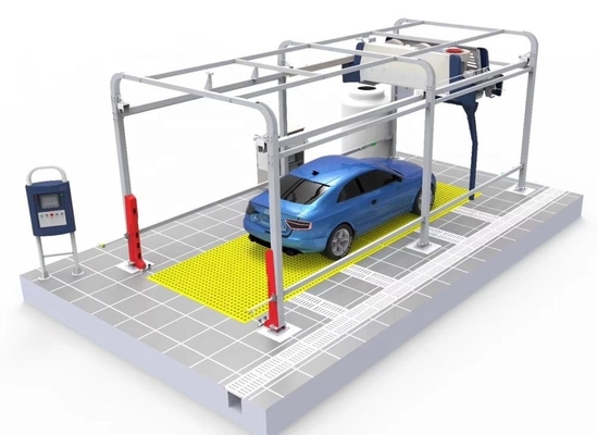 Otomatik Araba Yıkama Makinesi 1500W çıkış gücü ile tek kollu araba yıkama sistemi