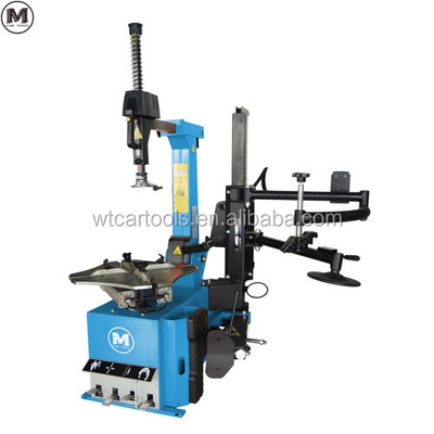 Güçlü 1.1KW Motor Otomobil Lastik Değiştiricisi 220V Yardım Kolları ile Geriye Eğil