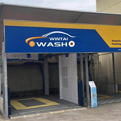 Mavi Tam Otomatik Dokunmasız Araba Yıkama Sistemi WT390 380V Güvenlik İşlemi