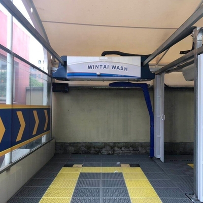 Mavi Tam Otomatik Dokunmasız Araba Yıkama Sistemi WT390 380V Güvenlik İşlemi