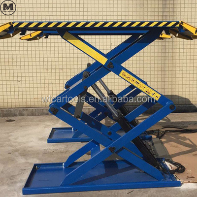 61"/1550mm Platform Uzunluğu 3 Ton Portatif Araba Asansörü Çift Silindirli