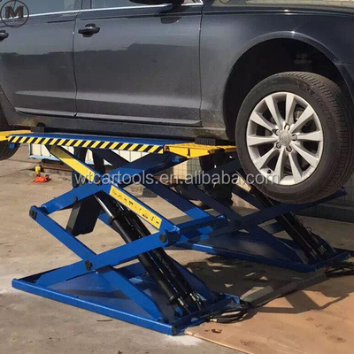 61"/1550mm Platform Uzunluğu 3 Ton Portatif Araba Asansörü Çift Silindirli