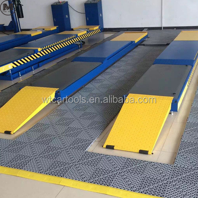 Özel Yeraltı Tipi Taşınabilir Araba Asansörü Tekerlek Hizalama ile Hidrolik
