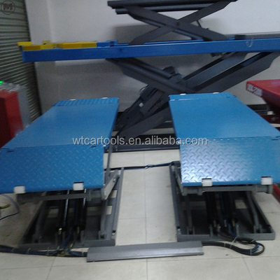 3600 kg kaldırma kapasitesi 220V makas kaldırma arabası yer üzerine montaj için kaldırma