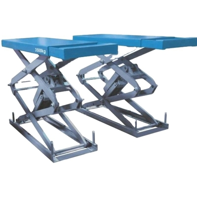 1510mm Platform Uzunluğu Hidrolik Makas Araba Asansörü 220v 2.2kw 4000kg Araçlar için