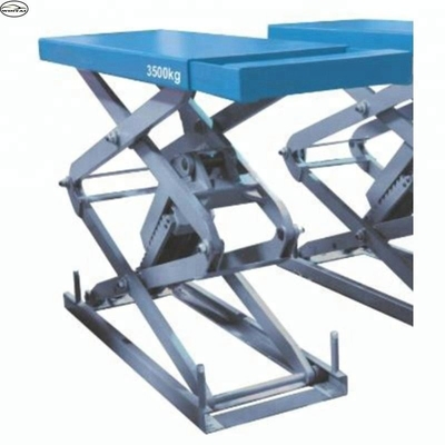 1510mm Platform Uzunluğu Hidrolik Makas Araba Asansörü 220v 2.2kw 4000kg Araçlar için