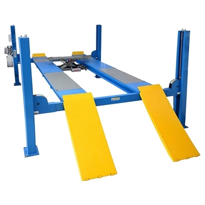 Tekerlek hizalanması için ayarlanabilir dört direkli araba kaldırıcısı Min Yüksekliği 210mm Voltajı 220V/380V