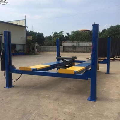 Tekerlek hizalanması için ayarlanabilir dört direkli araba kaldırıcısı Min Yüksekliği 210mm Voltajı 220V/380V