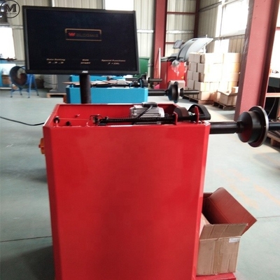 Tam Otomatik Lastik Denge Makinesi Hız Denge için 0.37kw 220v