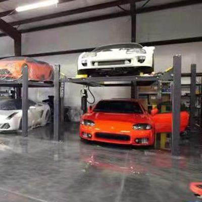 Araç Asansörü için Dört Direkli Park Asansörü 12 Adet Yükleme Adeti Düşük Bakım Maliyeti