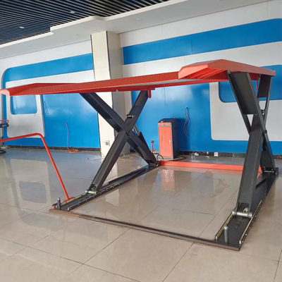 2.2KW Motor Çift Güvertesi Makas Araç Park Asansörü 5000mm*2000mm*1900mm Araç Boyutu