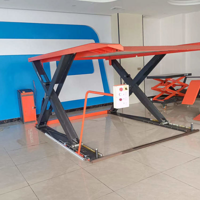 2.2KW Motor Çift Güvertesi Makas Araç Park Asansörü 5000mm*2000mm*1900mm Araç Boyutu