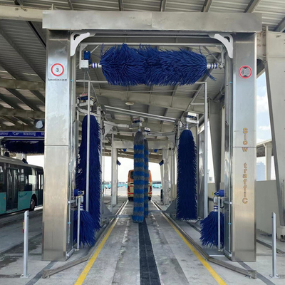 Galvanizli metal otobüs ve kamyon yıkama makinesi otomatik yüksekliği 4200mm