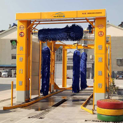 Galvanizli metal otobüs ve kamyon yıkama makinesi otomatik yüksekliği 4200mm