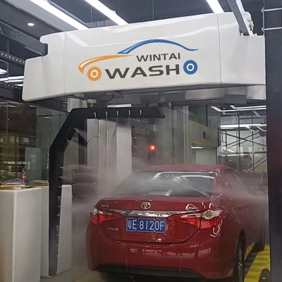 Metal Kollu 360 Dereceli Dokunmasız Araba Yıkama Makinesi 3KW 4pcs kurutucu ile