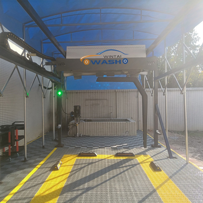 Metal Kollu 360 Dereceli Dokunmasız Araba Yıkama Makinesi 3KW 4pcs kurutucu ile
