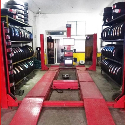 4PCS Kamera Bilgisayar Kontrolü Güneş ışığı Lastik Hizalama Makinesi Çok dilli Destek