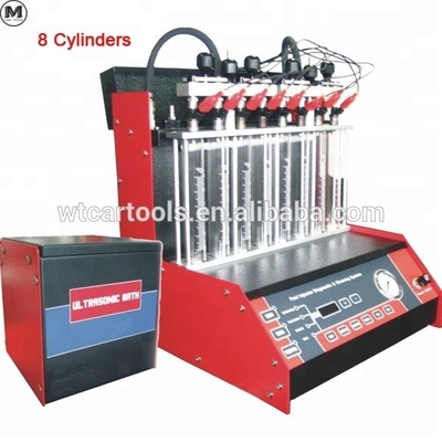 8 Silindirli Enjektor Denetleyicisi ve Temizleyici Makinesi 4L Test Sıvı Tankı Hacımı