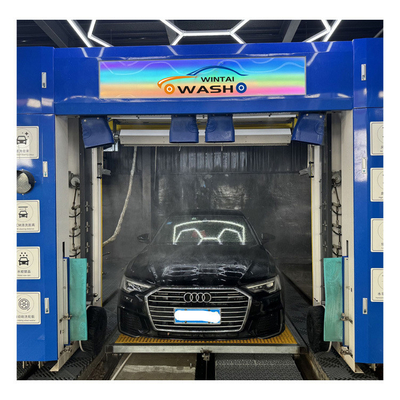 Matel Otomatik Çevirme Araç Yıkama Makinesi Kurutma Sistemi ve Tekerlek Fırçaları ile 3500KG