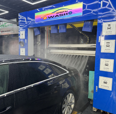 Matel Otomatik Çevirme Araç Yıkama Makinesi Kurutma Sistemi ve Tekerlek Fırçaları ile 3500KG