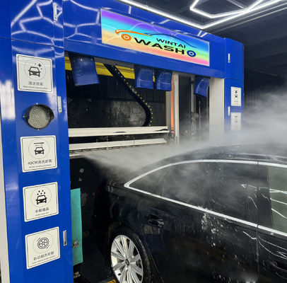 Matel Otomatik Çevirme Araç Yıkama Makinesi Kurutma Sistemi ve Tekerlek Fırçaları ile 3500KG