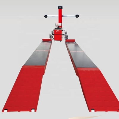 Yüksek hassasiyetli 3d tekerlek hizalama makinesi 4 ayaklı sıkıştırıcı ile istikrarlı çalışma