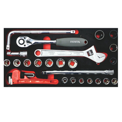 53pcs Dört Tekerlekli Otomobil Mekanik Araç Set 3 Tamir atölyesi için çekmece