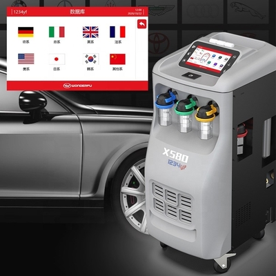 220V 60HZ Otomobil R410 AC Gaz Geri Kazanma Makinesi 1100W AC Servisi İçin