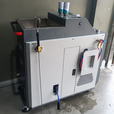 Silindir 500ml Endüstriyel Soğutucu Geri Kazanma Makinesi 110V AC Hava Taze Makinesi için