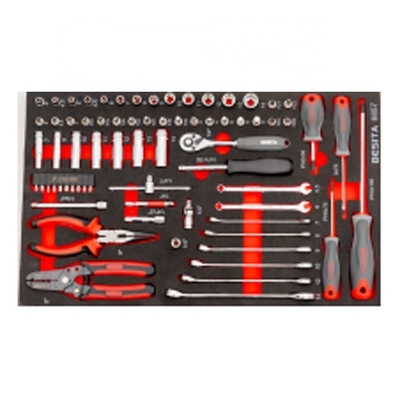 BESITA 6857 78pcs Otomobil Mekanik Araç Seti Garaj Otomobil Onarımı İçin Özel