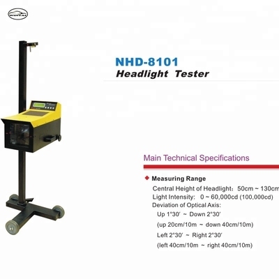 AC220V NHD-8101 Araba ve Motosiklet için Far Test Makinesi