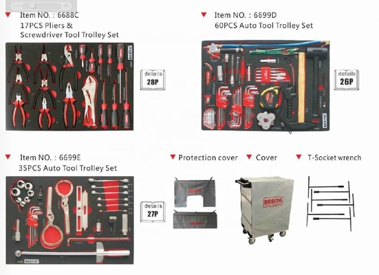 5pcs tekerlekli araba tamir aracı araba 400 pcs araçla kolay ve uygun onarımlar