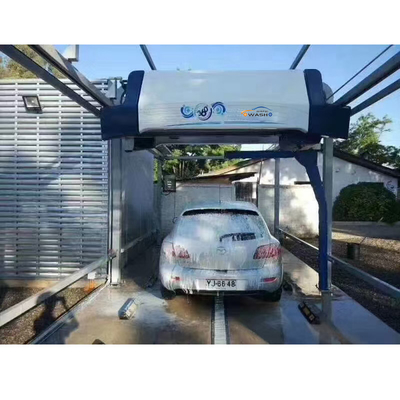 80-120kg Akış Basıncı T9 8000 mm'lik yol uzunluğu ile dokunmasız otomatik otomatik araba yıkama makinesi