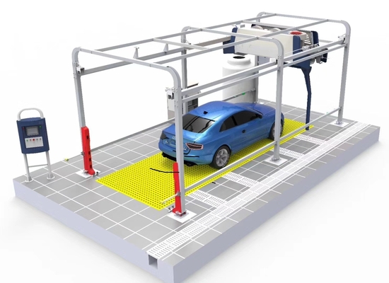 Sarı WT-518A Gantry Tipi 5KW Motor Performansı ile Dokunmasız Araba Çamaşır Makinesi